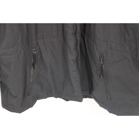 CABELA'S 2XL TALL GRAY/BLACK FLEECE LINED HOODED COAT ZIP FRONT MENS - Picture 3 of 8